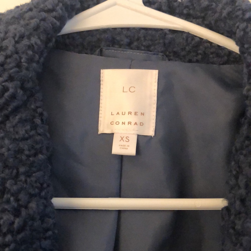 NWOT Dark blue teddy jacket - Picture 2 of 6